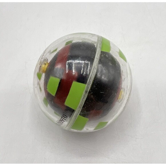 YOYO Ball Big Time Toys Red Black Green 2.5" Self Retracting Vintage 2003 - Picture 5 of 6